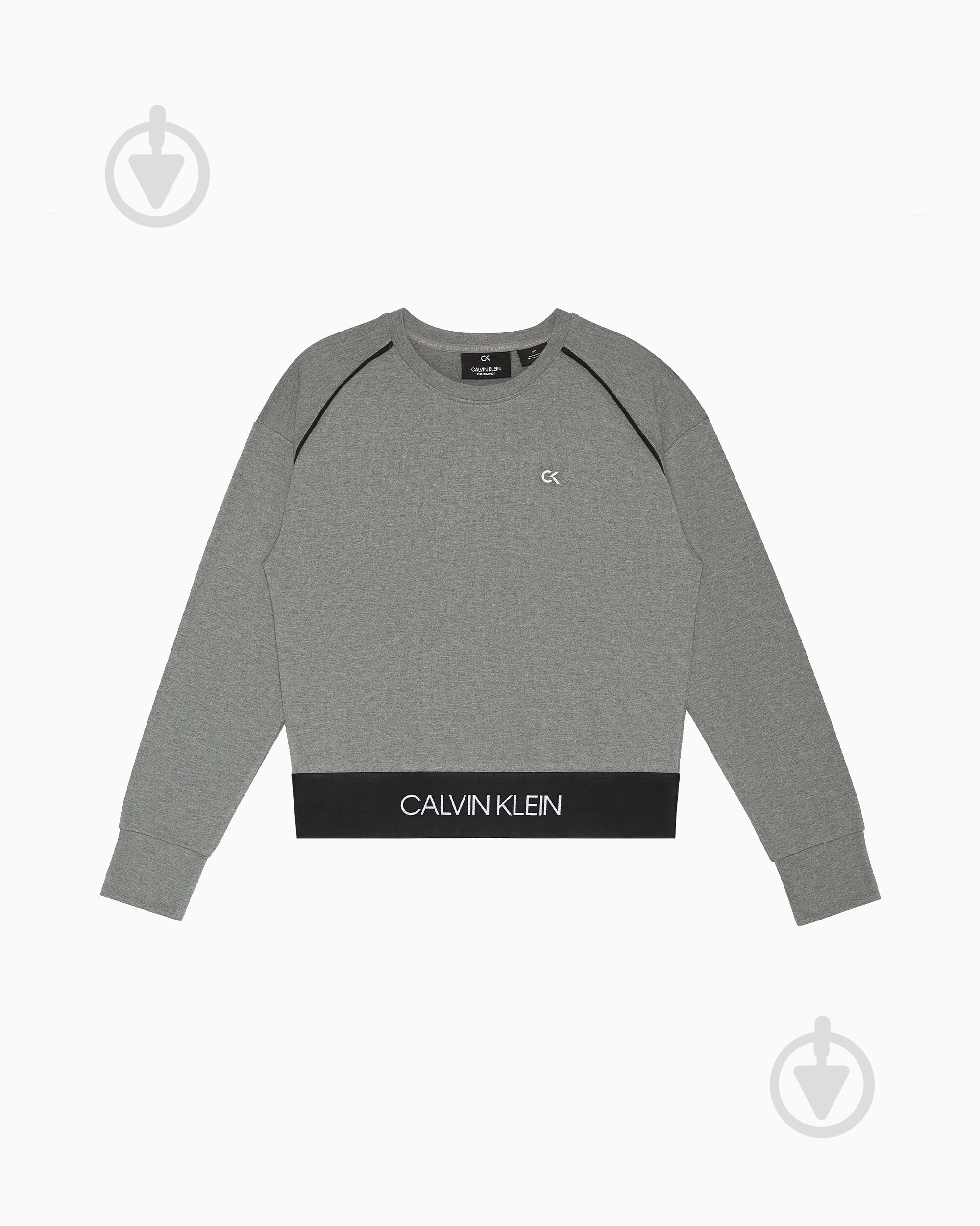 Свитшот Calvin Klein Performance Sweaters 00GWF9W380-077 р. XS серый - фото 1