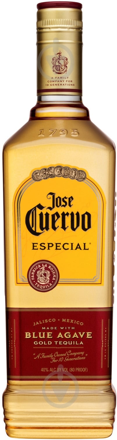 Текила Jose Cuervo Especial Reposado 0,7 л 38% - фото 1 Текила Jose Cuervo Especial Reposado 0,7 л 38% - фото 1