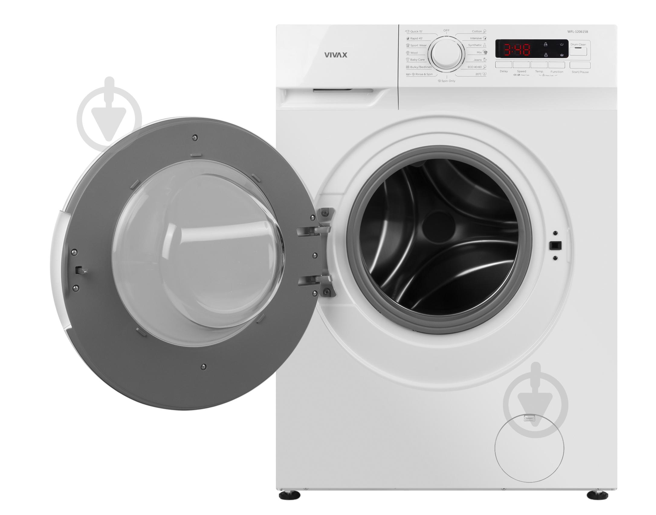 Стиральная машина Vivax WFL-120615B - фото 3 Стиральная машина Vivax WFL-120615B - фото 3