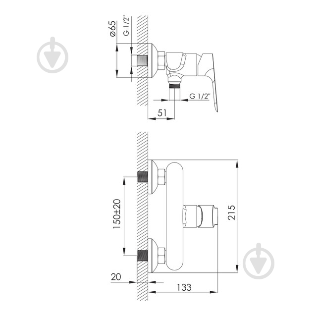 Смеситель для душа Imprese Kucera 15105 - фото 2 Смеситель для душа Imprese Kucera 15105 - фото 2