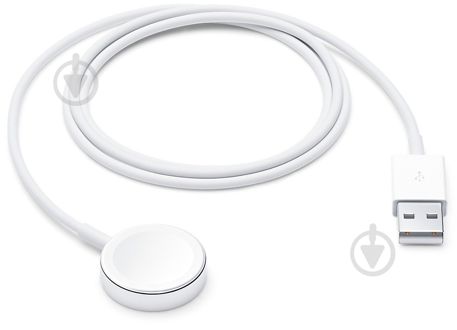 Кабель Apple Watch Magnetic Charging Cable 1 м белый (MX2E2ZM/A) - фото 3