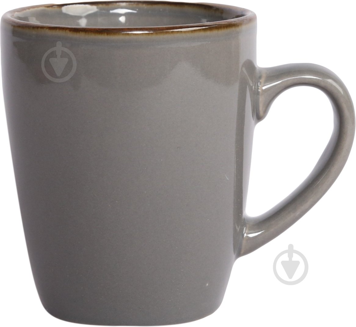 Чашка Bella Vita Today 360 мл серая - фото 1