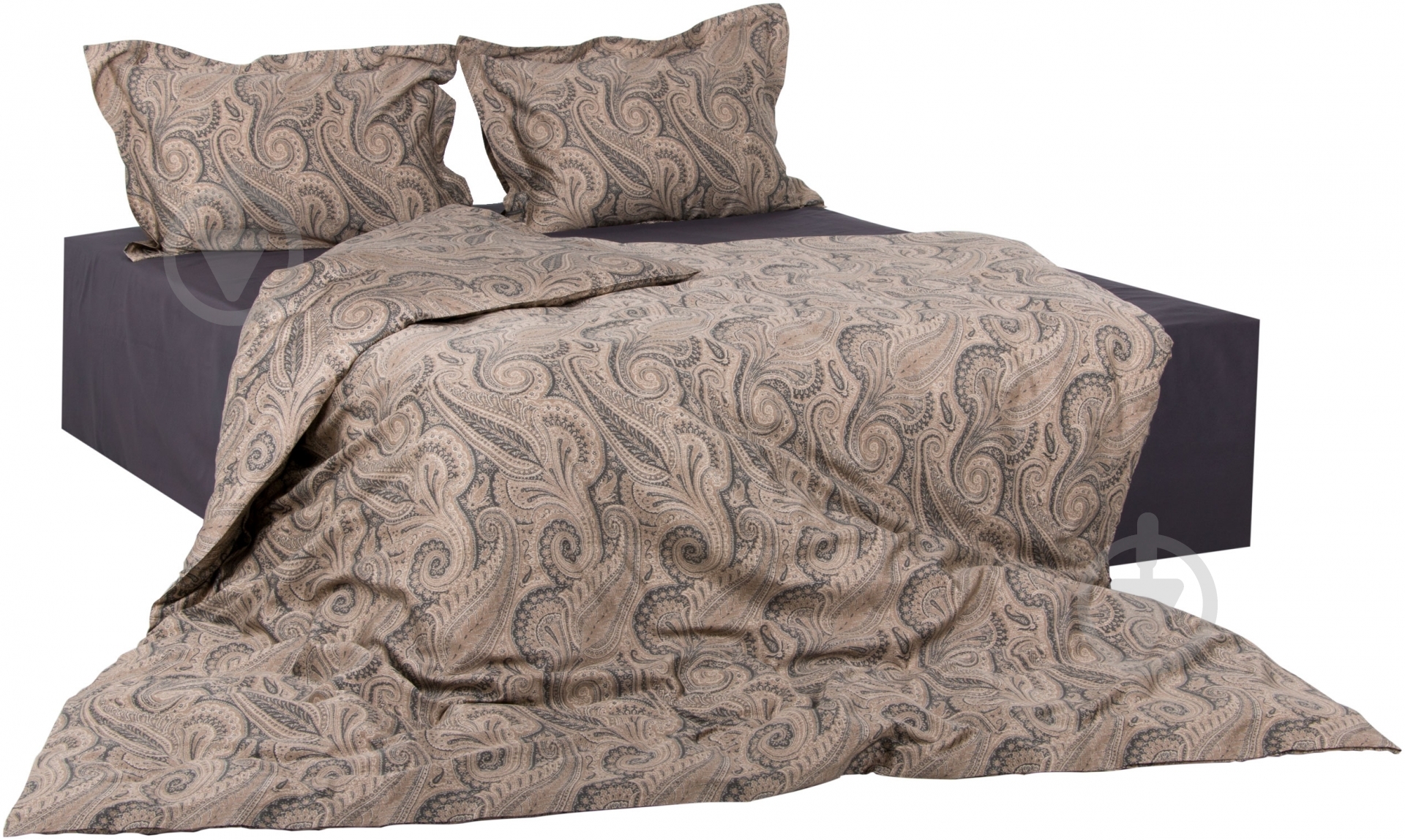 Комплект постельного белья WOOL PAISL7 2,0 коричневый Zucchi Group - фото 1