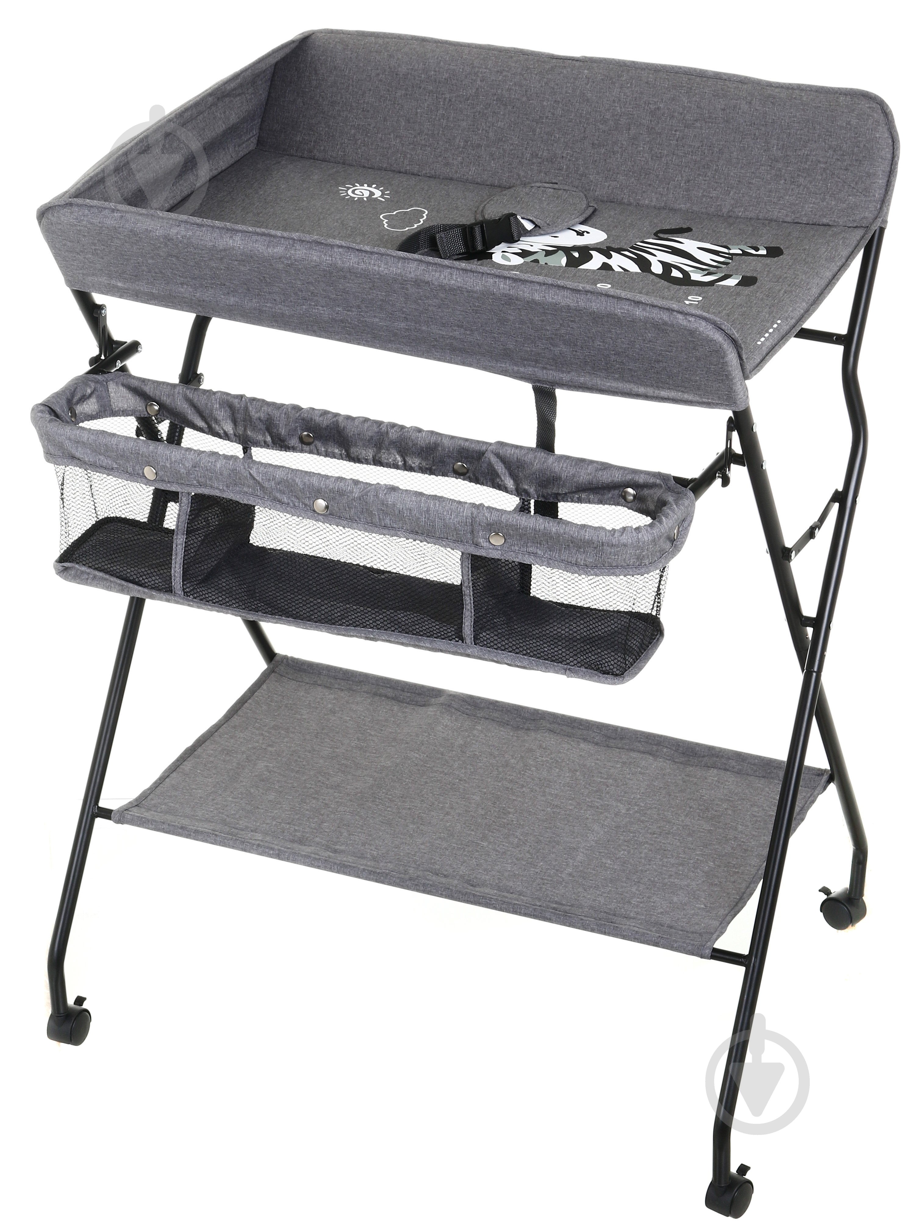 Столик пеленальный Bambinelli 78х64х95 см серый N001-1 - фото 1