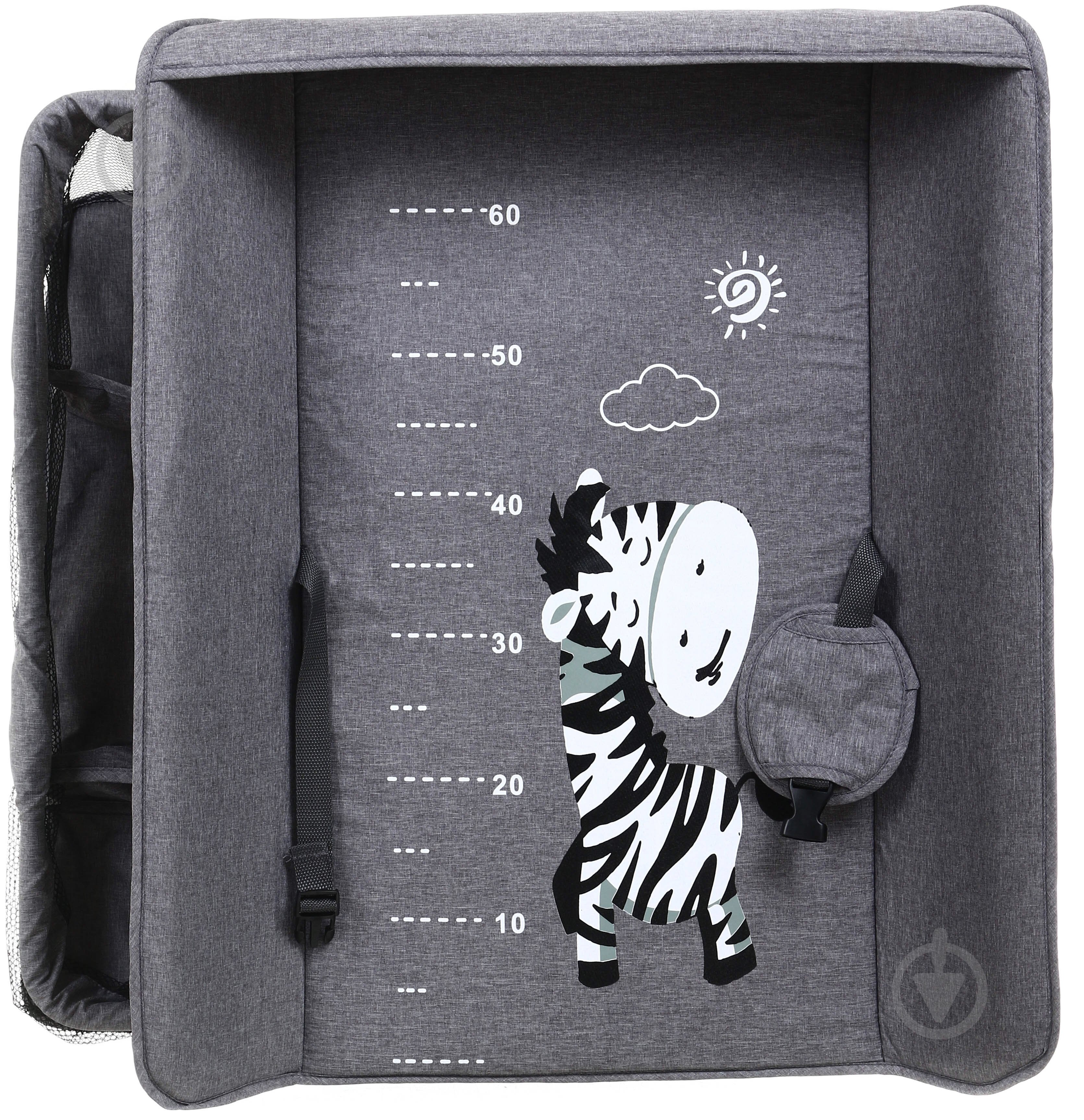 Столик пеленальный Bambinelli 78х64х95 см серый N001-1 - фото 4