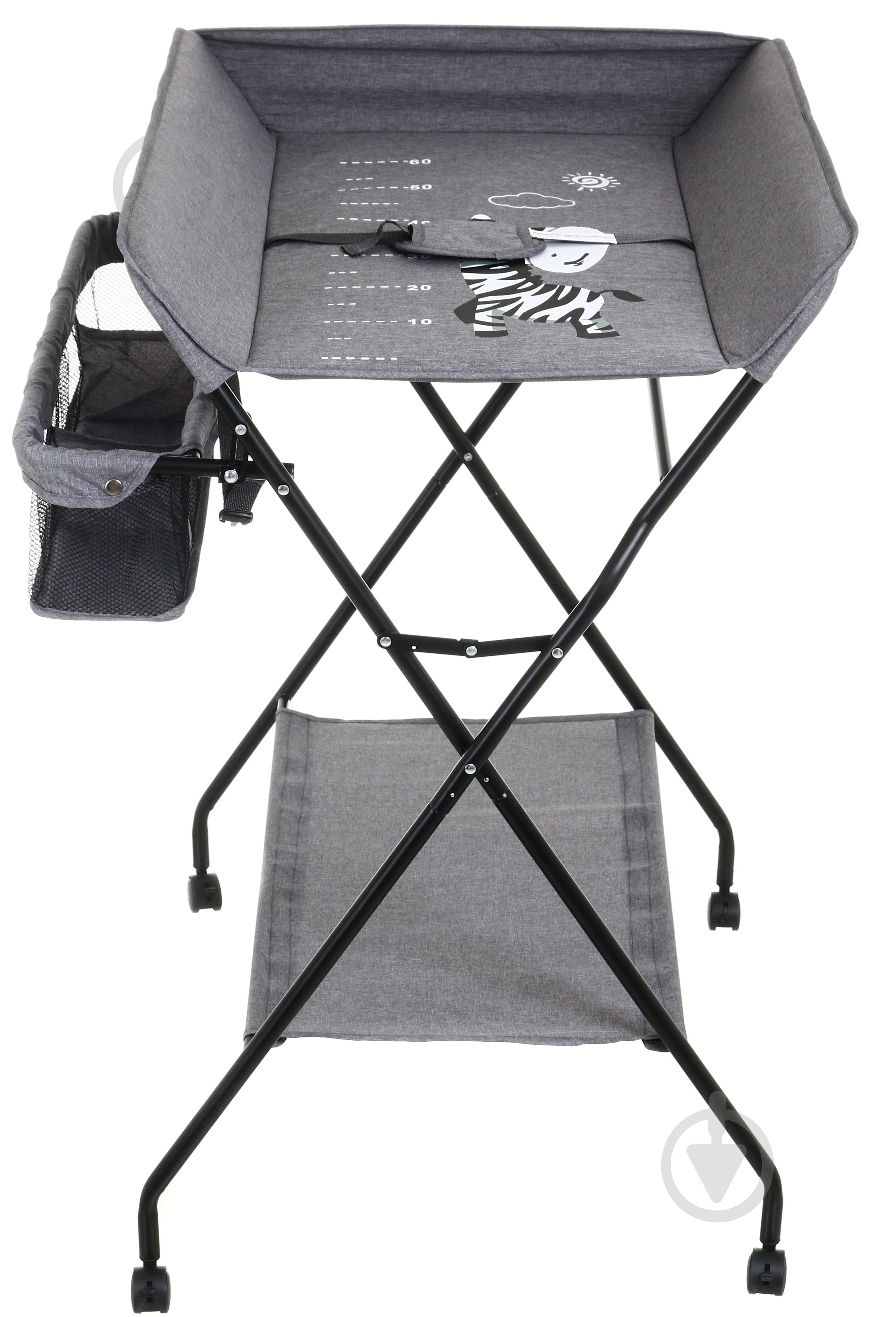 Столик пеленальный Bambinelli 78х64х95 см серый N001-1 - фото 6