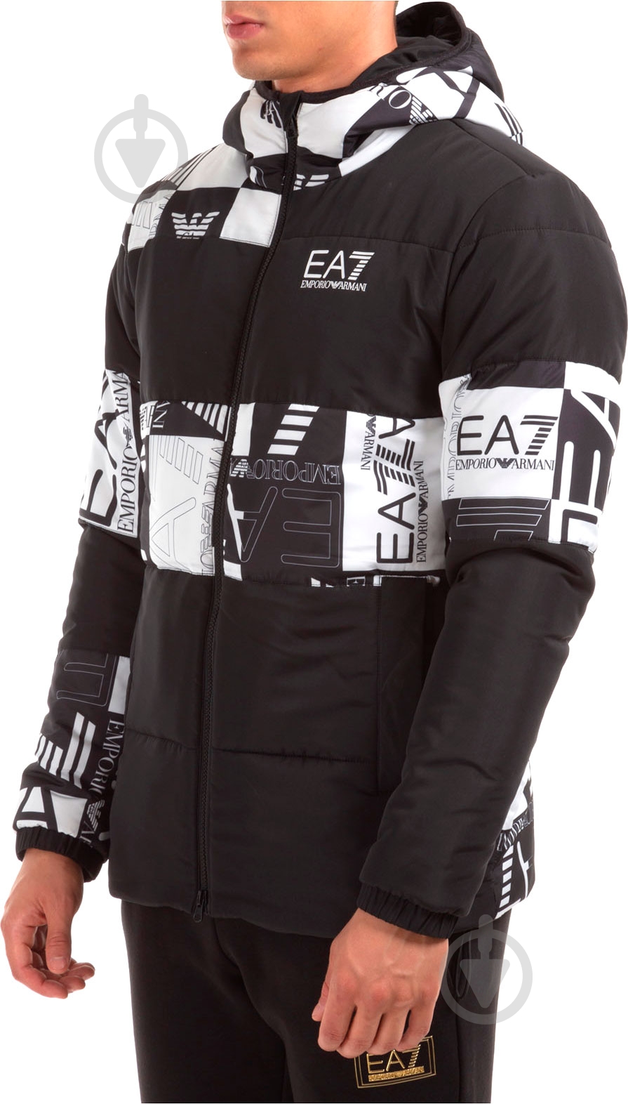 Куртка мужская зимняя EA7 6HPB36-PN28Z-1200 р.S черная - фото 2