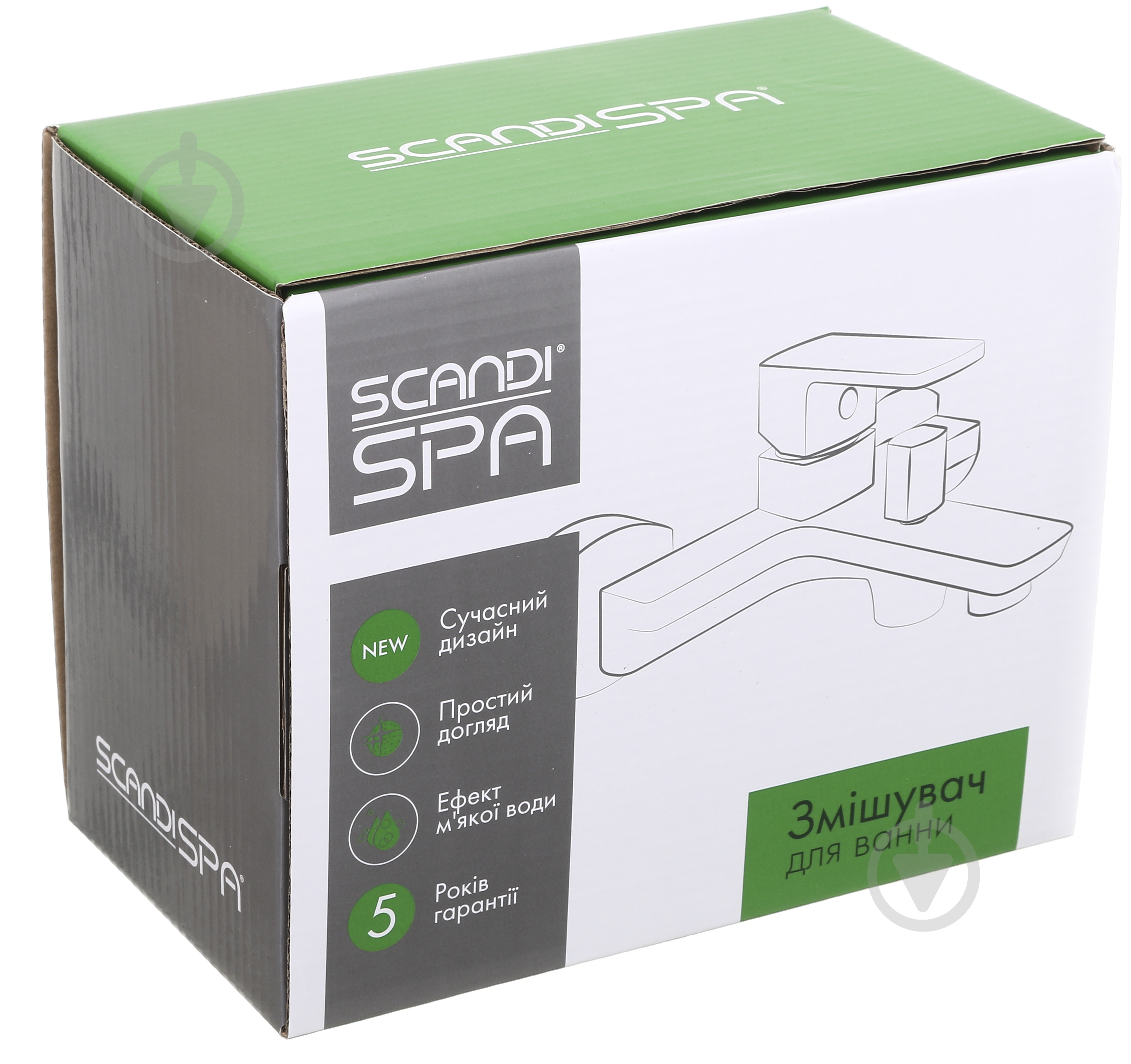 Смеситель для ванны ScandiSPA Focus хром - фото 5