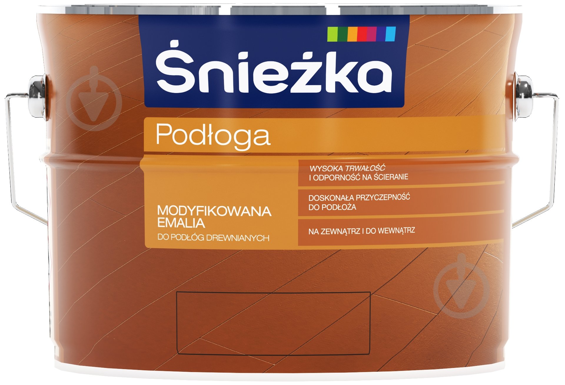Емаль Sniezka для підлоги Podloga горіх темний глянець 2,5 л - фото 1