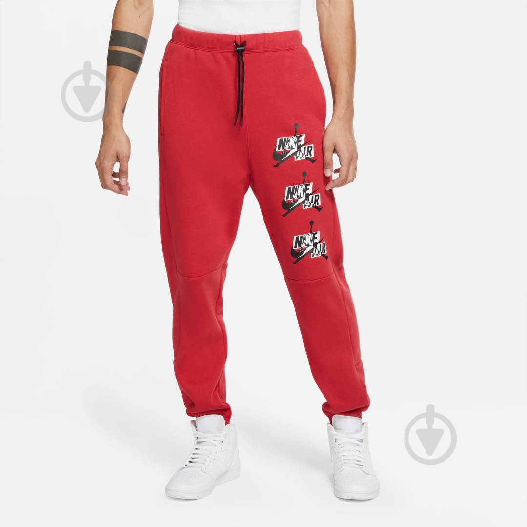 Брюки Nike M J JMC FLC PANT CK6739-687 р. M красный - фото 2