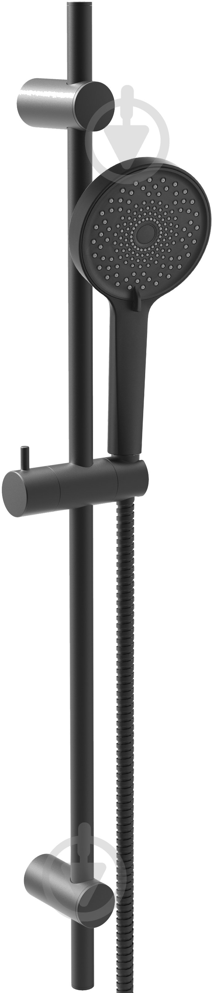 Душевой гарнитур ScandiSPA Soft 3 режима черный - фото 1