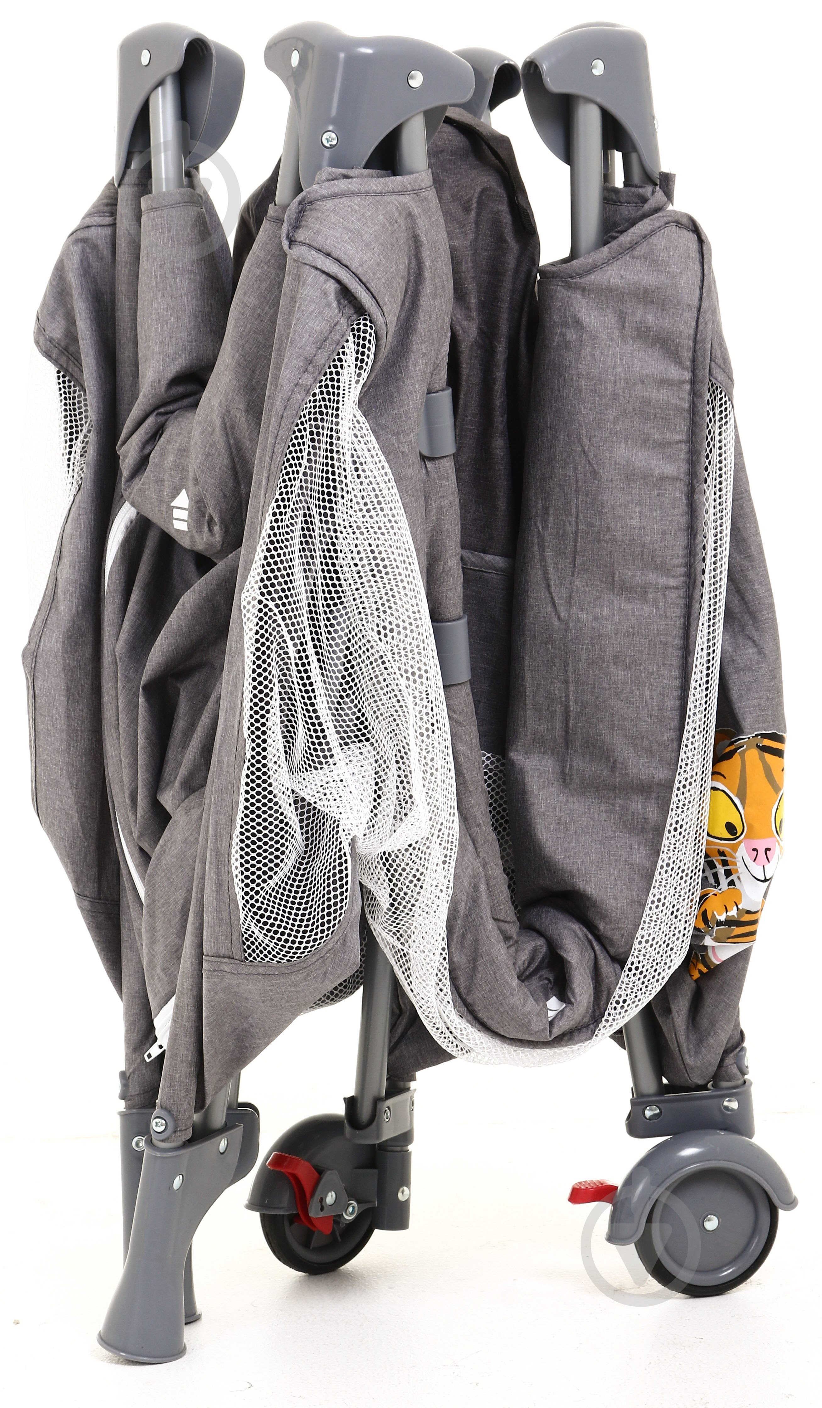 Манеж-кровать Bambinelli 120х60х76 см темно-серый H21-A6F4E8 - фото 12