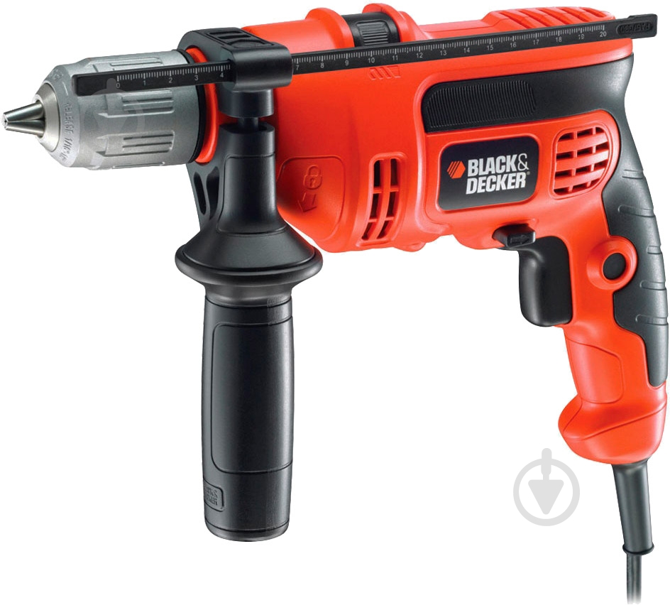 Дрель ударная Black+Decker KR714CRESK - фото 1