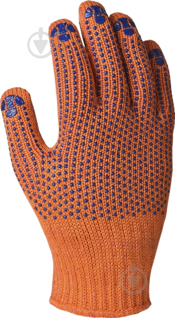 Перчатки Compass Стандарт Плюс трикотажные с покрытием ПВХ точка XL (10) 584 - фото 2