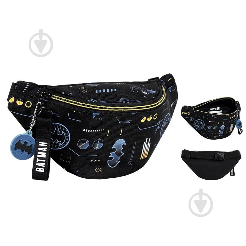 Сумка-бананка KITE DC Batman DC25-2577 черный - фото 3