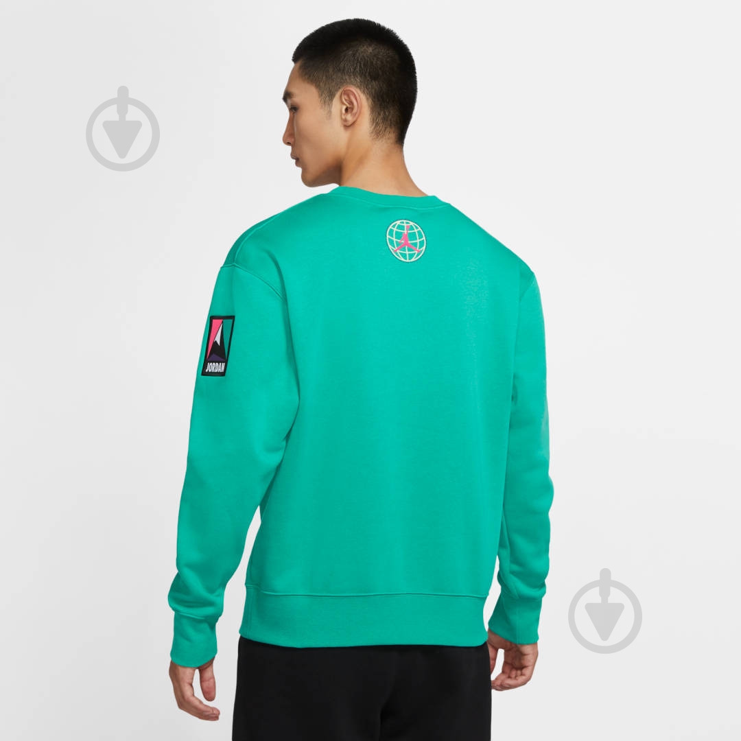 Свитшот Nike M J MOUNTAINSIDE FLC CREW CT3491-370 р. M зеленый - фото 5 Свитшот Nike M J MOUNTAINSIDE FLC CREW CT3491-370 р. M зеленый - фото 5