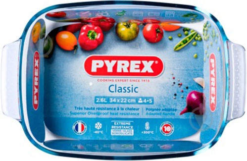Форма для запекания Pyrex Classic 36 х 23 см (231B000) - фото 2