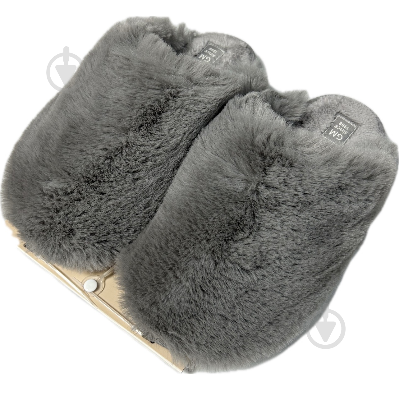 Тапки домашние Gemelli Эмилия 2 р.40 серый - фото 1 Тапки домашние Gemelli Эмилия 2 р.40 серый - фото 1