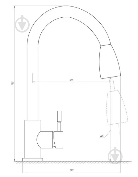Смеситель для кухни Globus Lux ALPEN SBT1-2031 - фото 5 Смеситель для кухни Globus Lux ALPEN SBT1-2031 - фото 5
