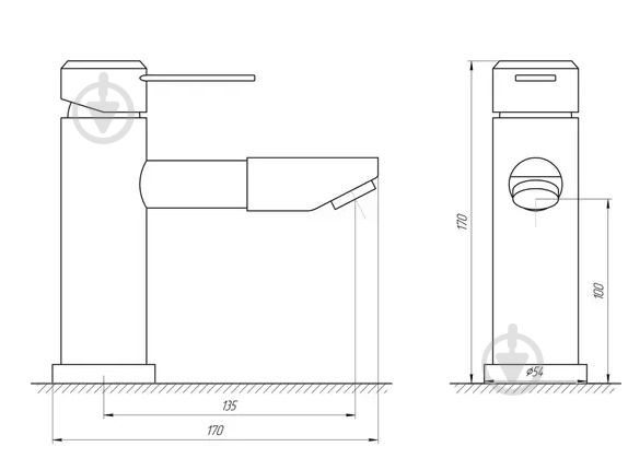 Смеситель для умывальника Globus Lux WIEN SBT2-101N - фото 5