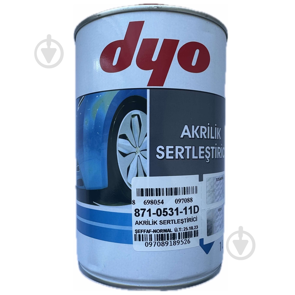 Отвердитель акриловый для краски Dyo 1000 мл - фото 1 Отвердитель акриловый для краски Dyo 1000 мл - фото 1