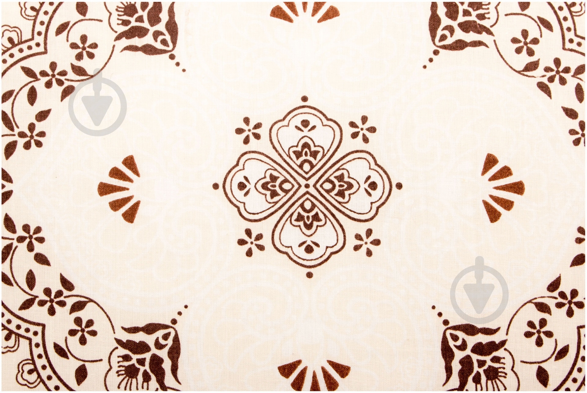 Простынь Вензель 200x220 см айвори - фото 2