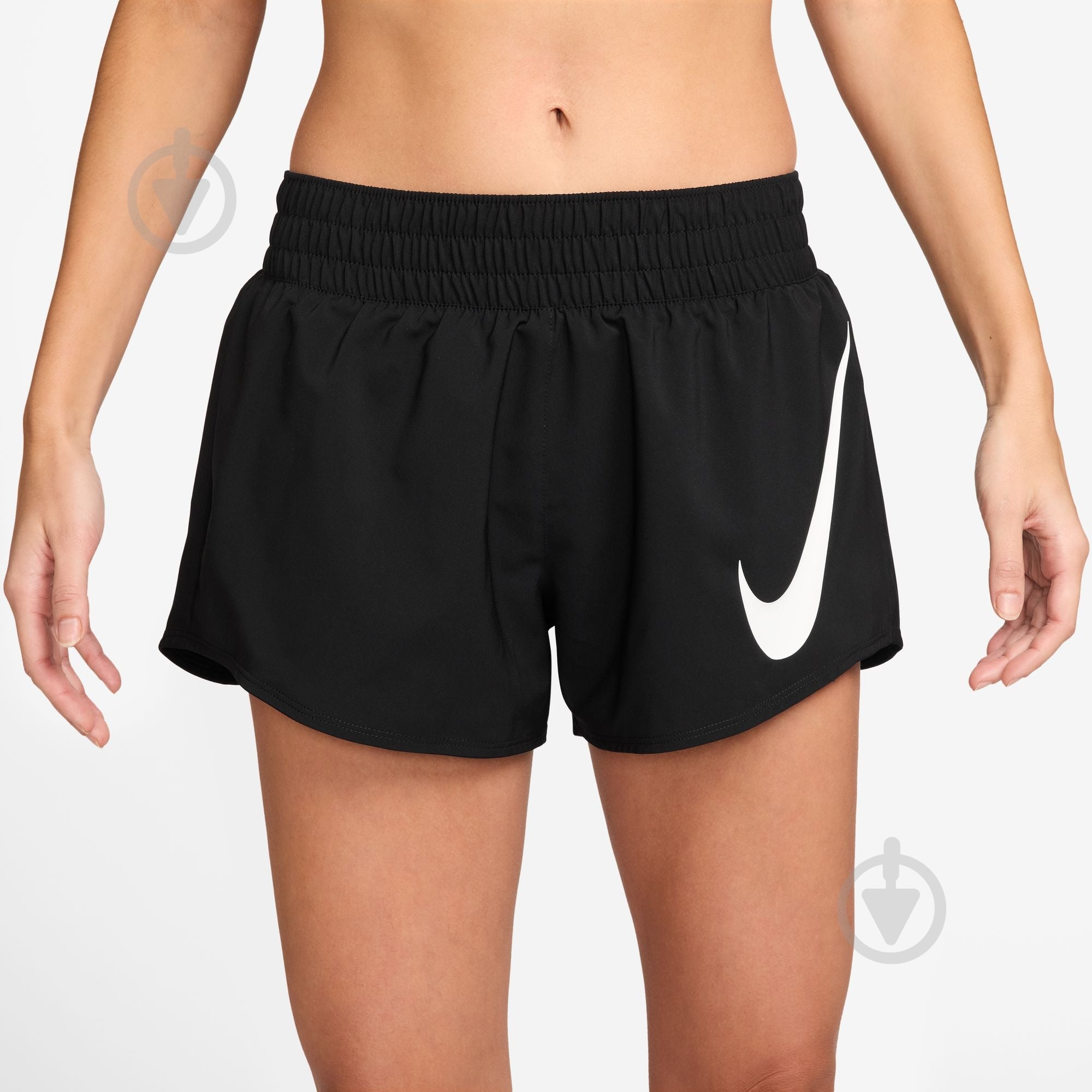 ᐉ Шорты Nike W NK ONE SWSH HBR DF MR 3IN BR HV2616-010 р. L