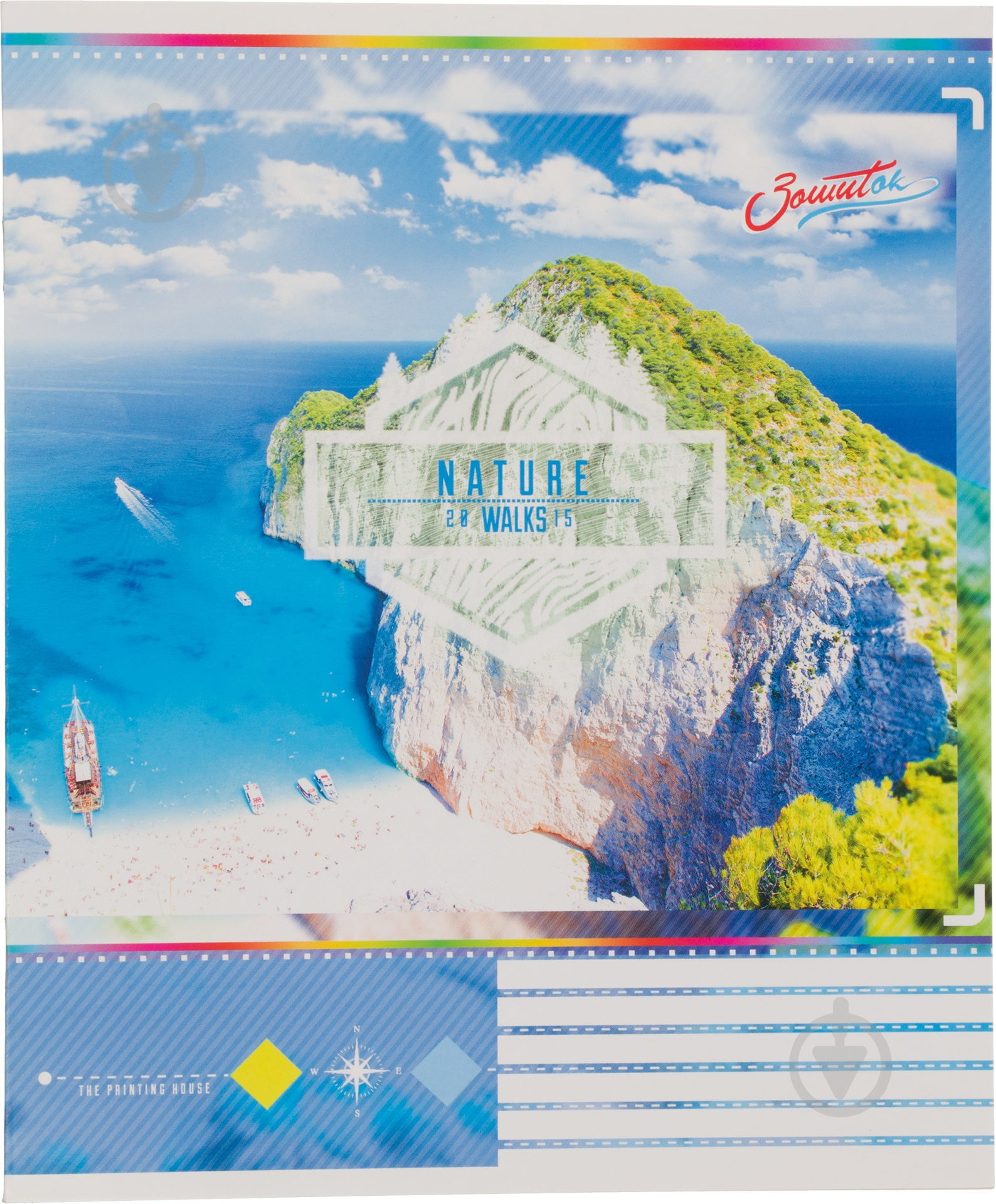 Тетрадь школьная 24 листа в линию Поділля - фото 1