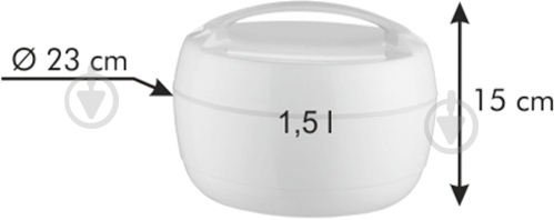 Термоконтейнер Tescoma Family 1,5 л 310540 - фото 2