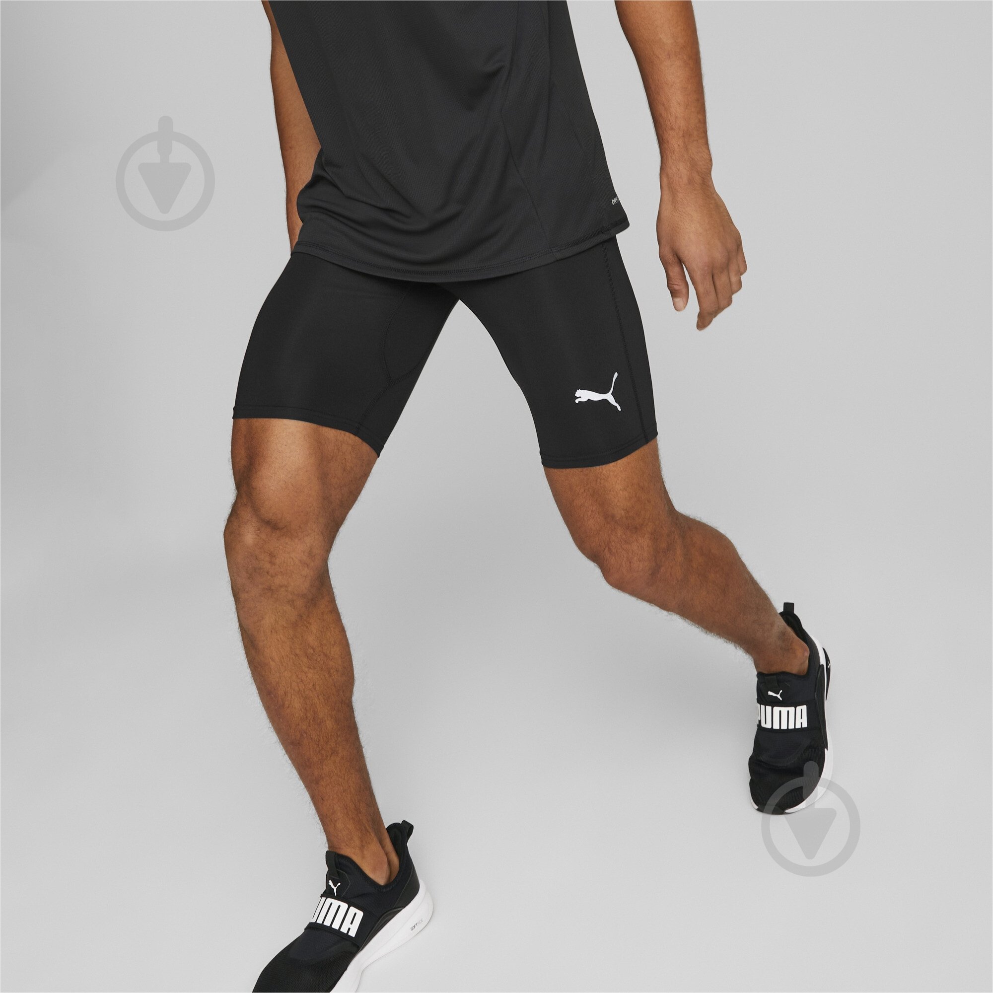 Тайтсы Puma RUN FAVORITE SHORT TIGHT M 52315601 р.S черный - фото 3