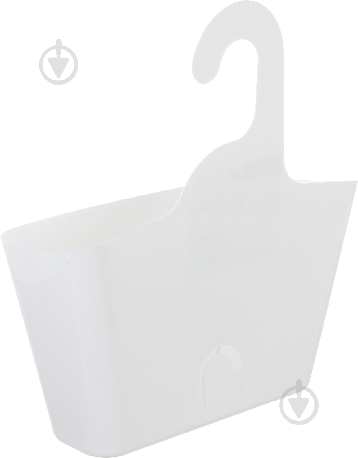 Кошик навісний для зберігання Gondol Plastic G-507 White 285x315x120 мм - фото 3