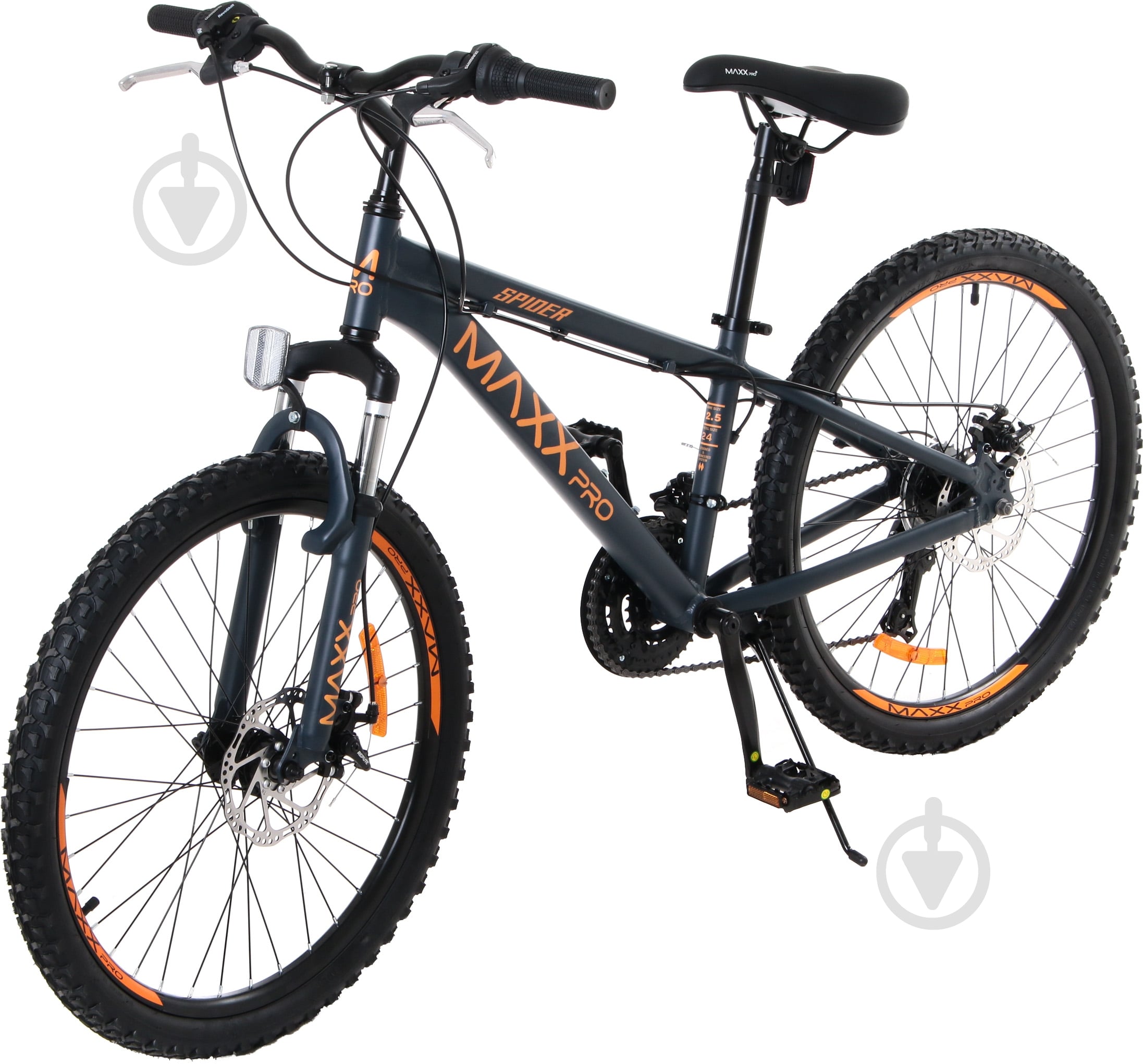 Велосипед MaxxPro 24" 12"(30 см) SPIDER SPIDER-21 черный - фото 2