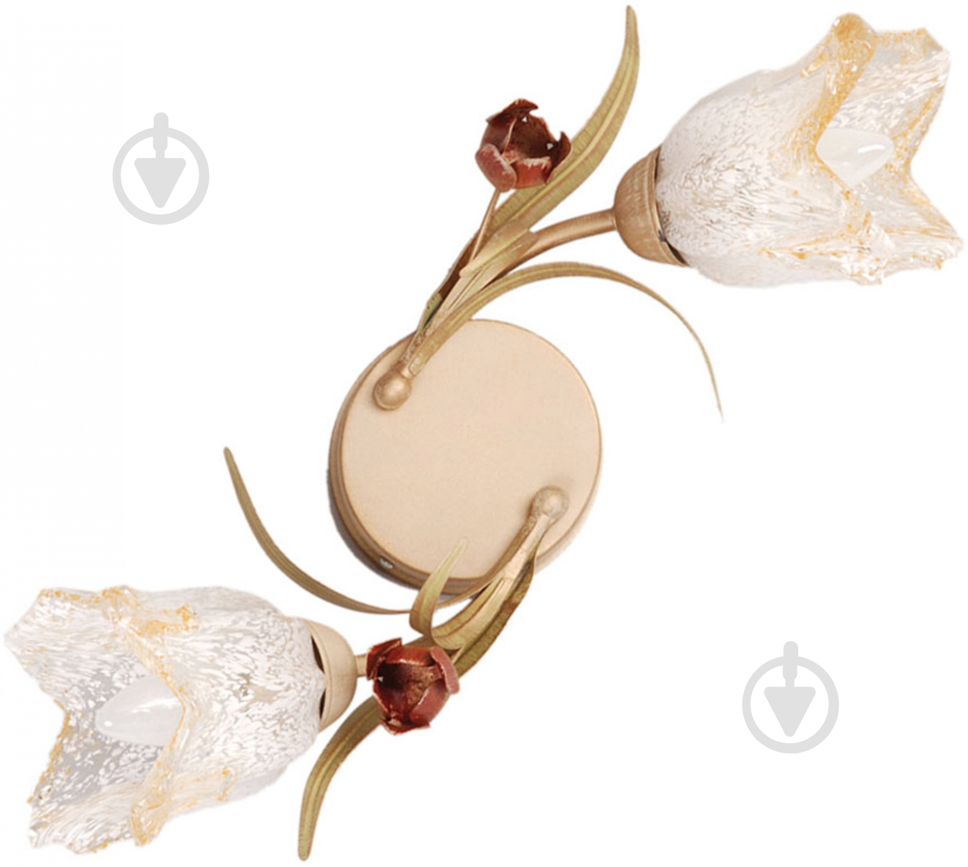 Геотон НПБ 01-2х60-183 Рома-527 2x60 Вт E14 кремовий 44902 - фото 1 Геотон НПБ 01-2х60-183 Рома-527 2x60 Вт E14 кремовий 44902 - фото 1