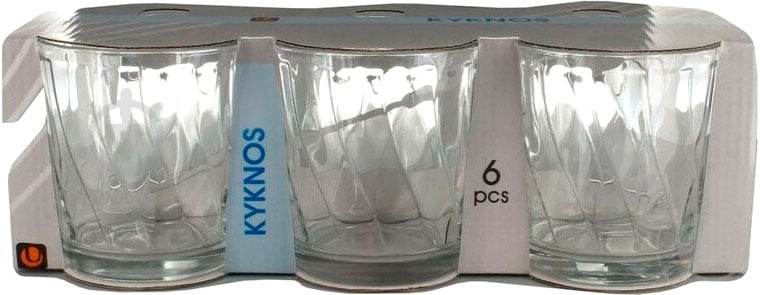 Набір склянок для віскі Uniglass Kyknos 53053 290 мл 6 шт. - фото 2 Набір склянок для віскі Uniglass Kyknos 53053 290 мл 6 шт. - фото 2