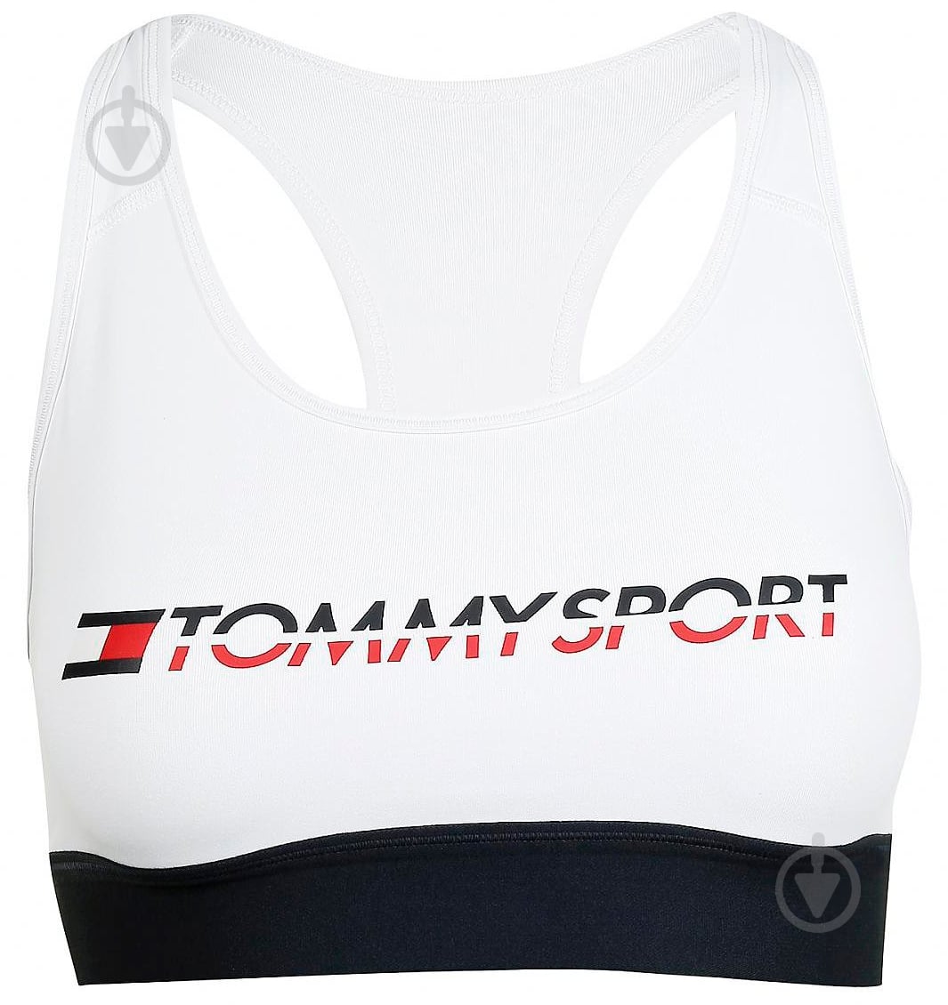 Бра Tommy Hilfiger SPORTS BRA MEDIUM TRI LOGO S10S100072100 р.M белый - фото 1