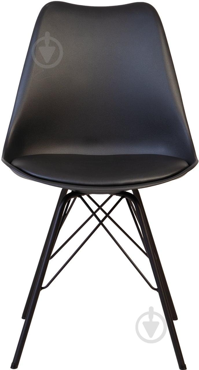Стілець Nowy Styl ASTI 4A BLACK (BOX-2) (CH) K02/ECO-30 чорний / чорний - фото 2