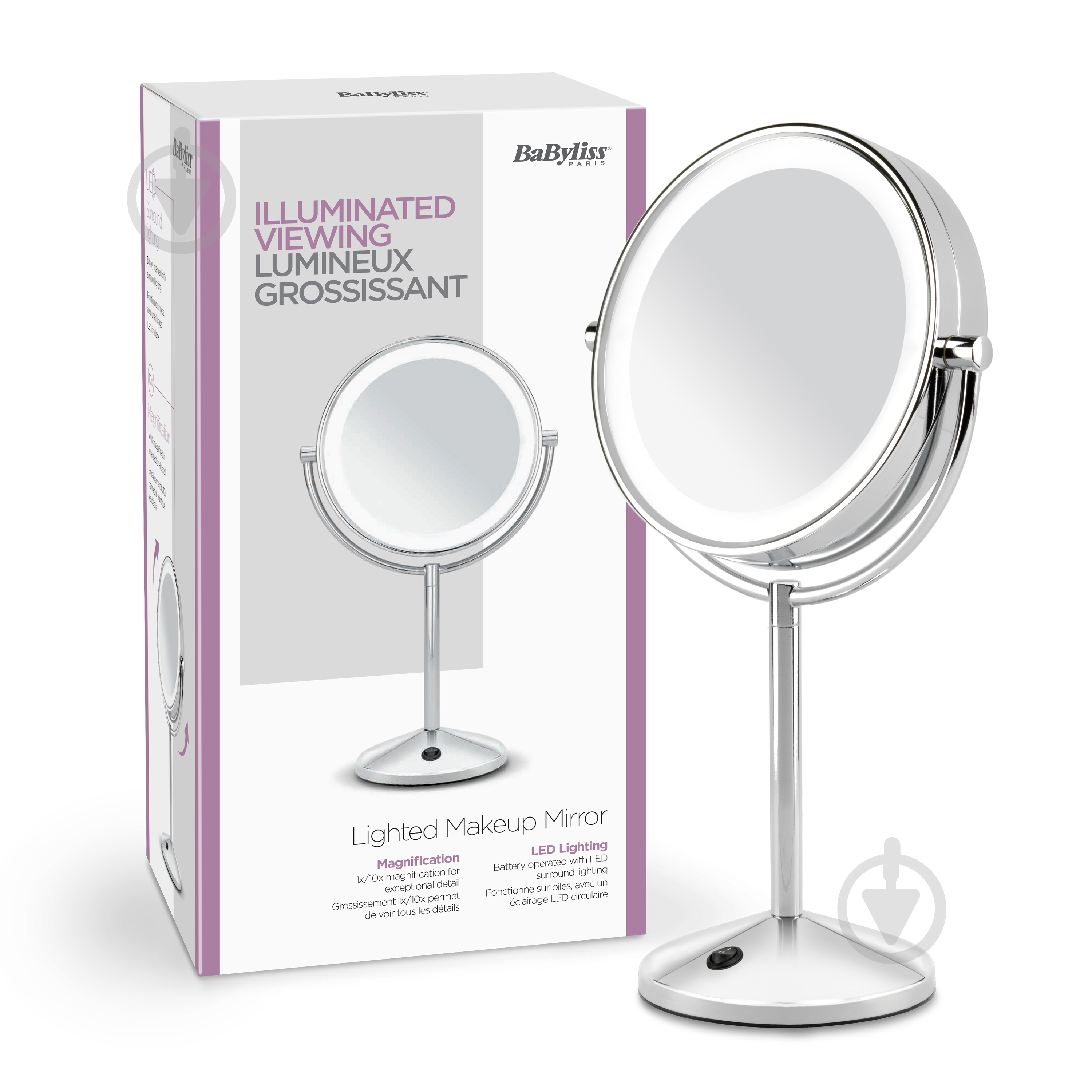 Зеркало косметическое BaByliss 9436E - фото 5 Зеркало косметическое BaByliss 9436E - фото 5