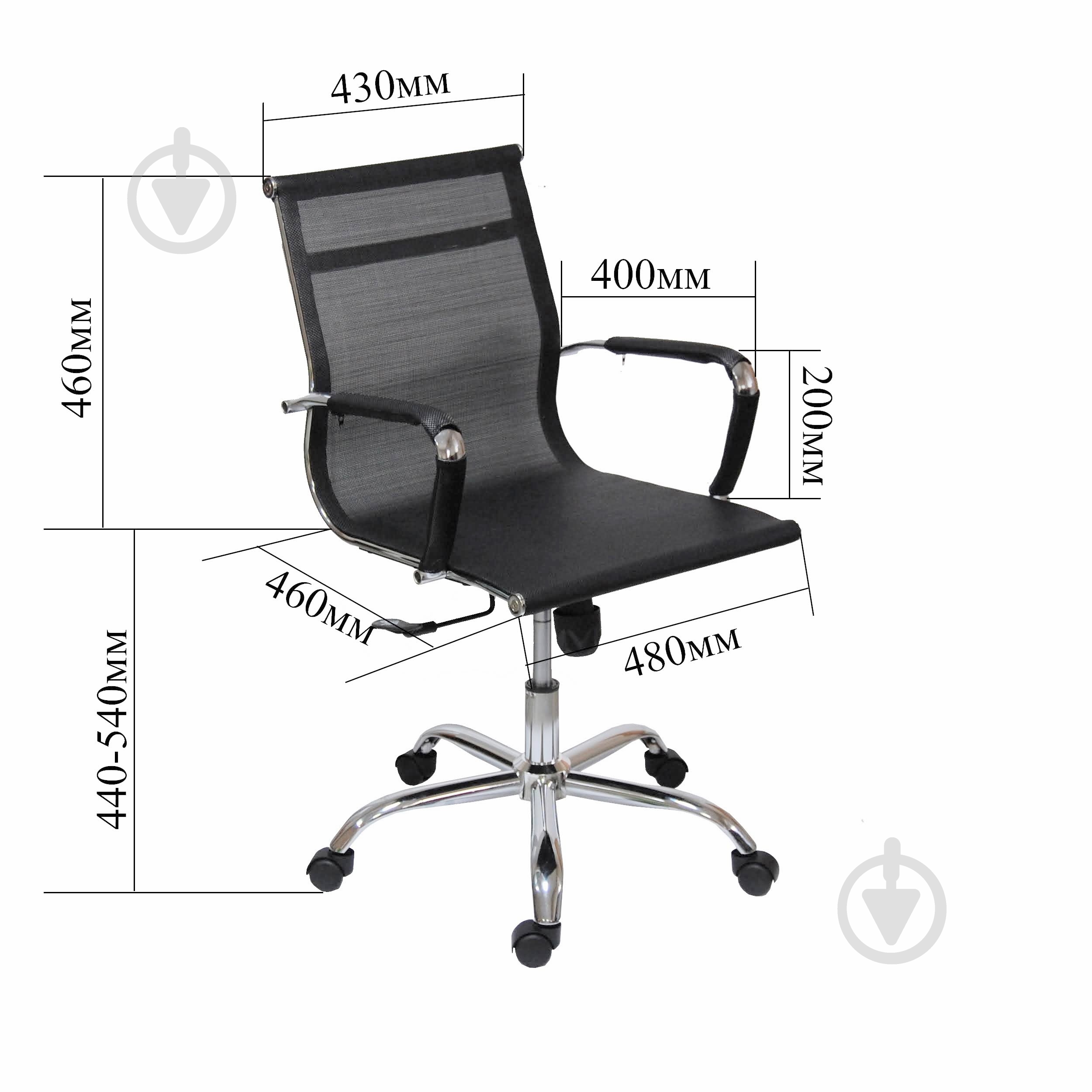 Кресло SECTOR ST30 черный - фото 17