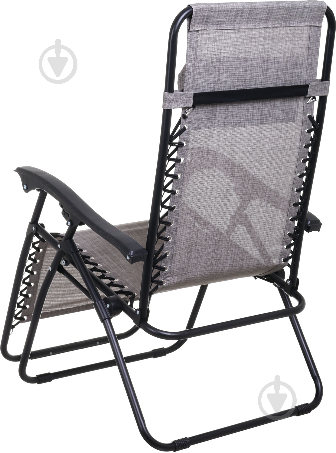 Шезлонг UP! (Underprice) розкладний HYC-201 сірий 64x177 см - фото 2 Шезлонг UP! (Underprice) розкладний HYC-201 сірий 64x177 см - фото 2