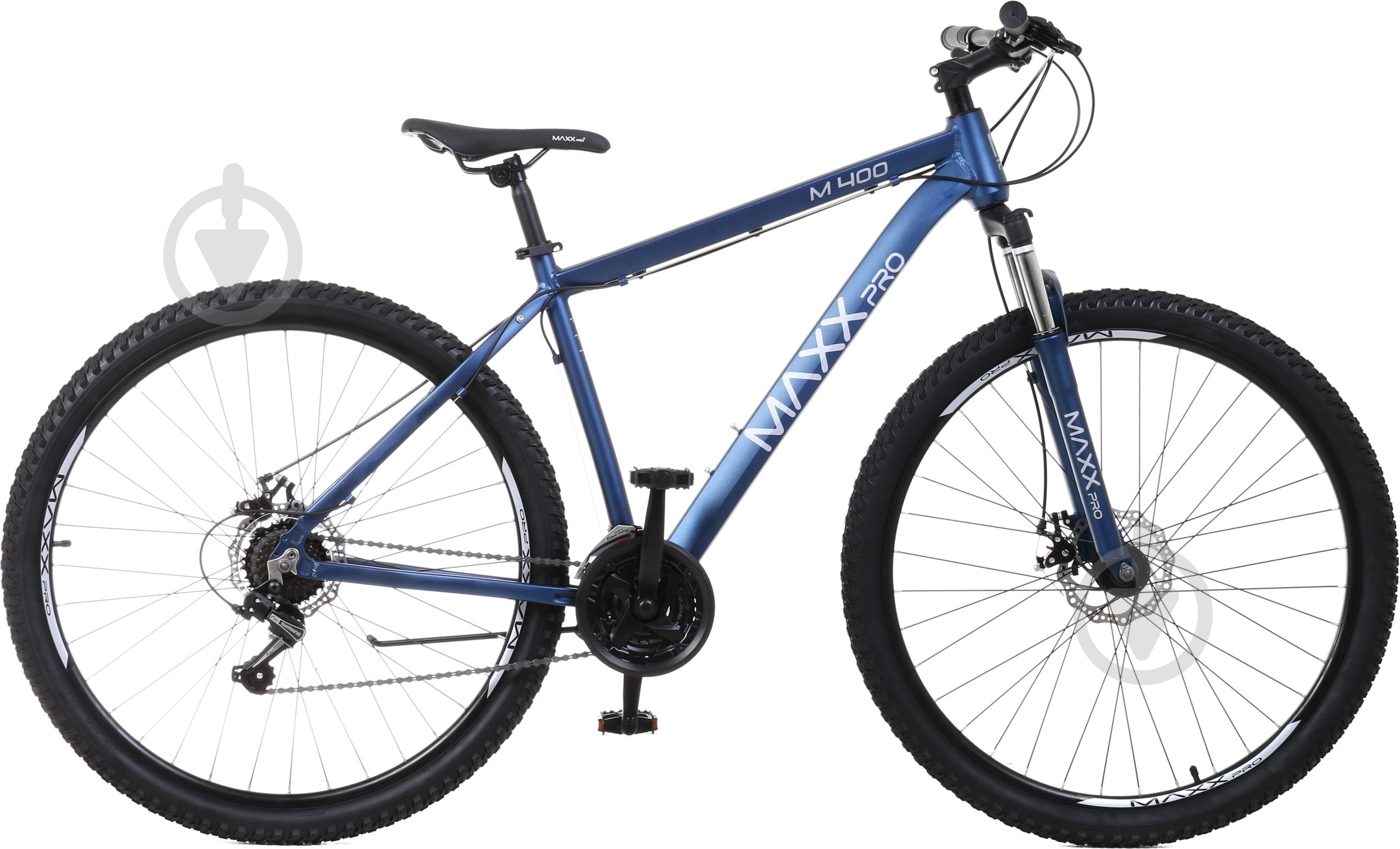 Велосипед MaxxPro 29" 19"(48 см) M400 M400-21 синій - фото 1 Велосипед MaxxPro 29" 19"(48 см) M400 M400-21 синій - фото 1