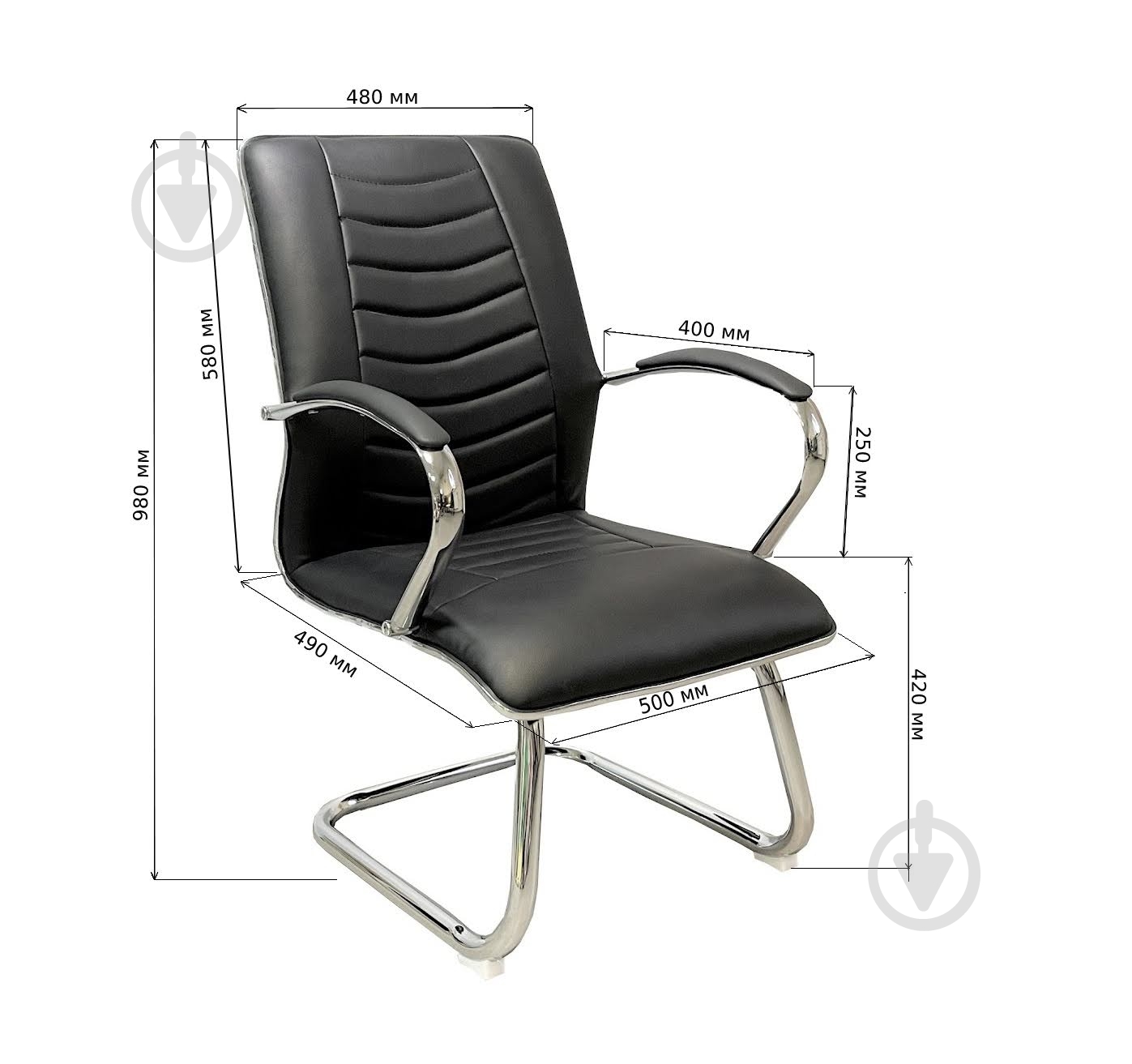 Кресло SECTOR ST36 черный - фото 10