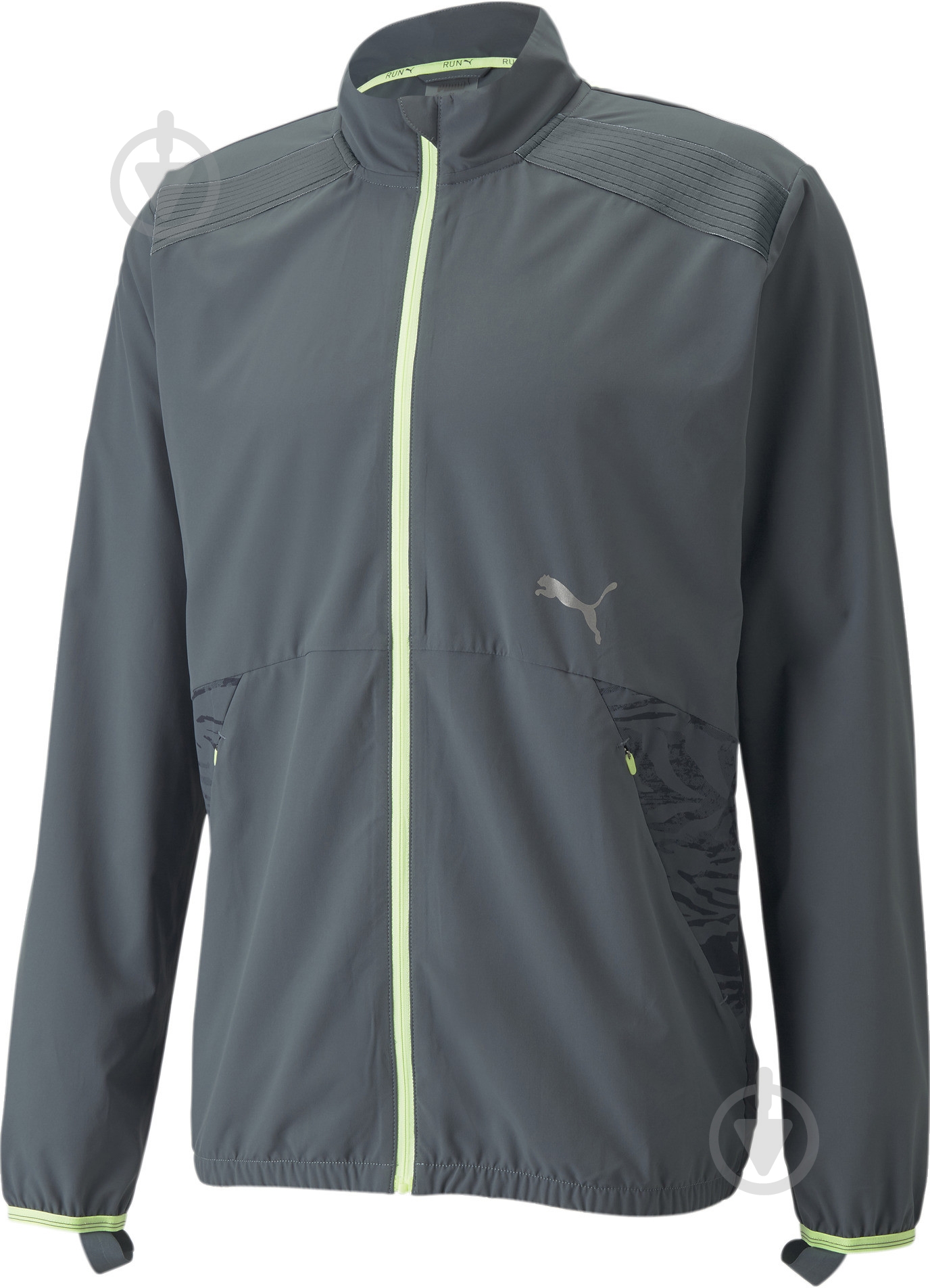 Вітрівка чоловіча демісезонна Puma RUN Ultraweave S FSTR Jacket 52139742 р.L сіра - фото 4 Вітрівка чоловіча демісезонна Puma RUN Ultraweave S FSTR Jacket 52139742 р.L сіра - фото 4