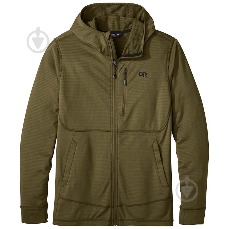 Джемпер Outdoor Research MEN'S VIGOR FULL ZIP HOODIE 277596-1943 р. 2XL хакі - фото 4