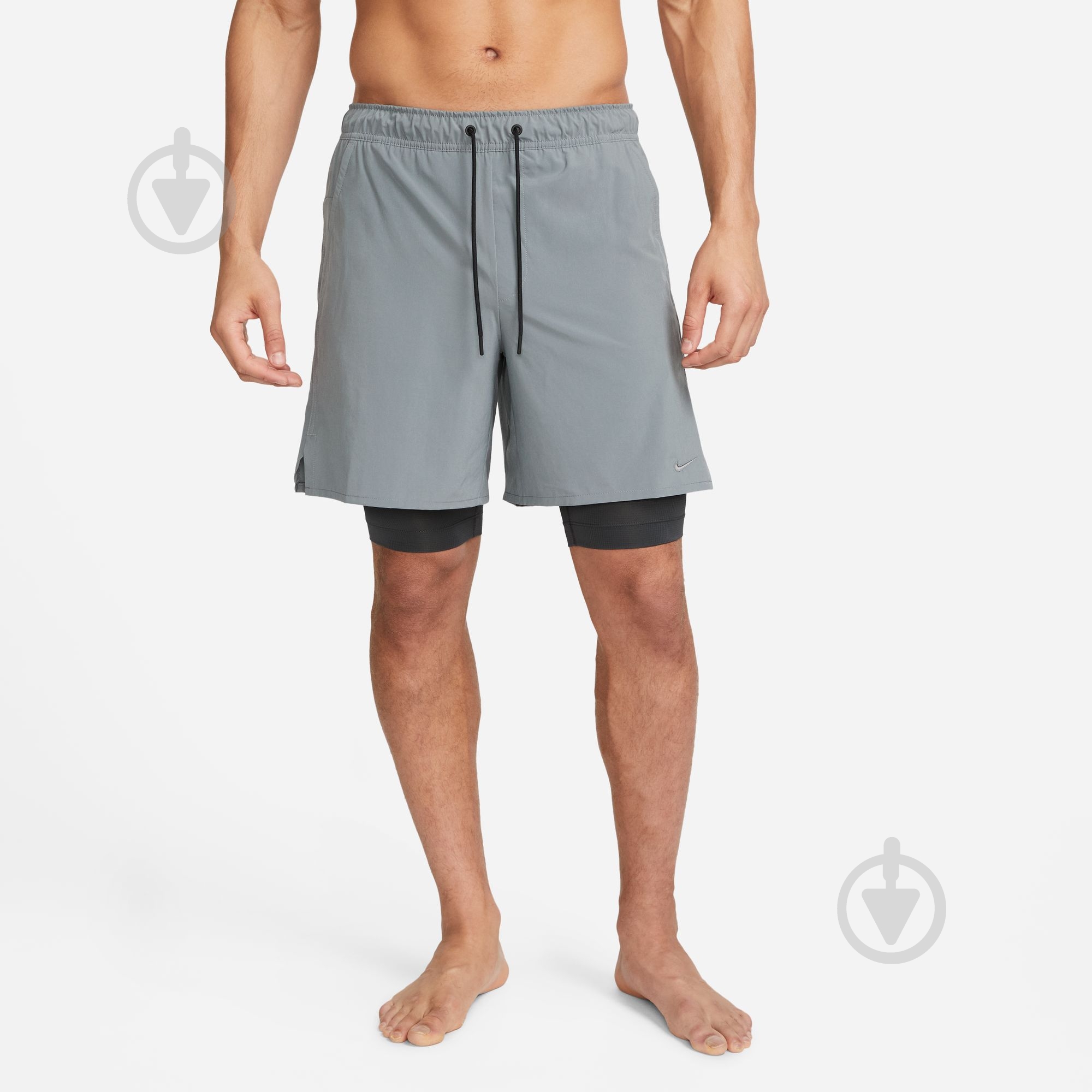 Шорти Nike M NK DF UNLIMITED WVN 7IN 2IN1 DV9334-084 р. XL сірий - фото 1