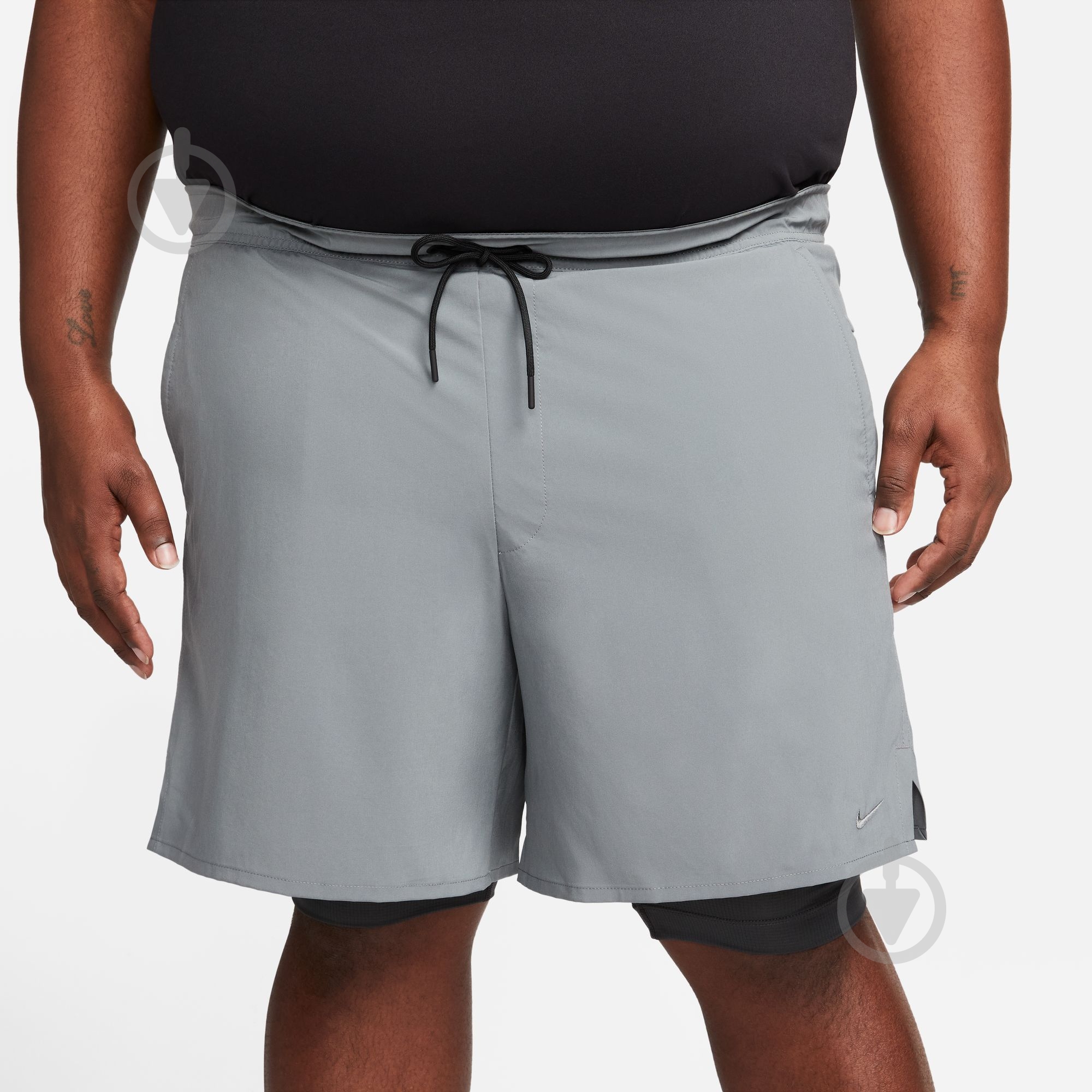 Шорти Nike M NK DF UNLIMITED WVN 7IN 2IN1 DV9334-084 р. XL сірий - фото 9