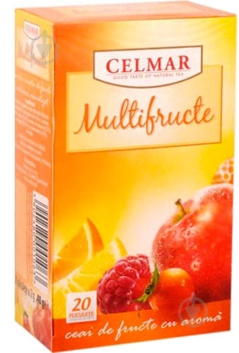 Чай CELMAR CAFE Мультифрукт 20 шт. 40 г - фото 1 Чай CELMAR CAFE Мультифрукт 20 шт. 40 г - фото 1