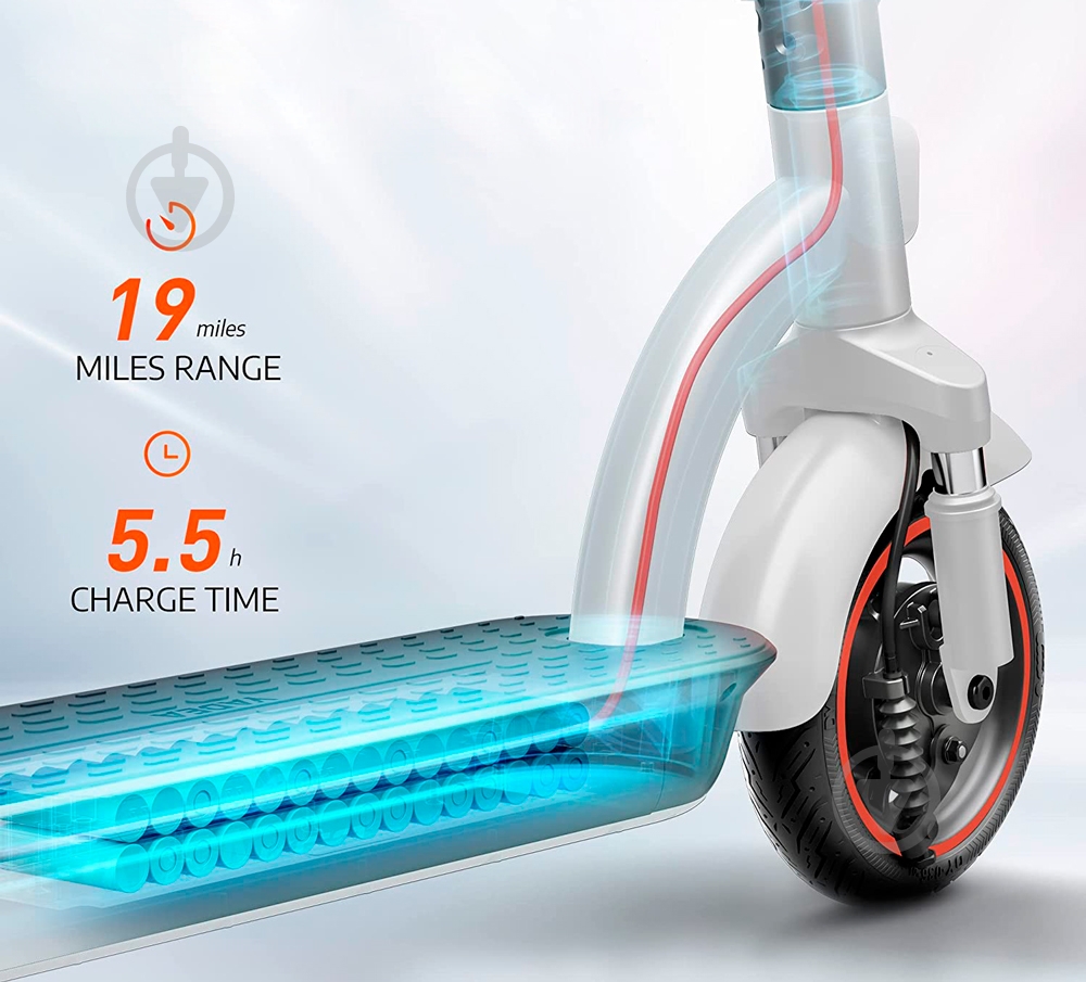 Электросамокат YADEA KS3 Lite White - фото 3 Электросамокат YADEA KS3 Lite White - фото 3