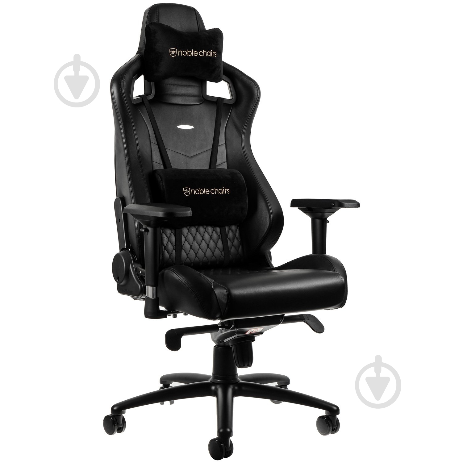 Кресло игровое Noblechairs EPIC Real Leather черный - фото 1 Кресло игровое Noblechairs EPIC Real Leather черный - фото 1