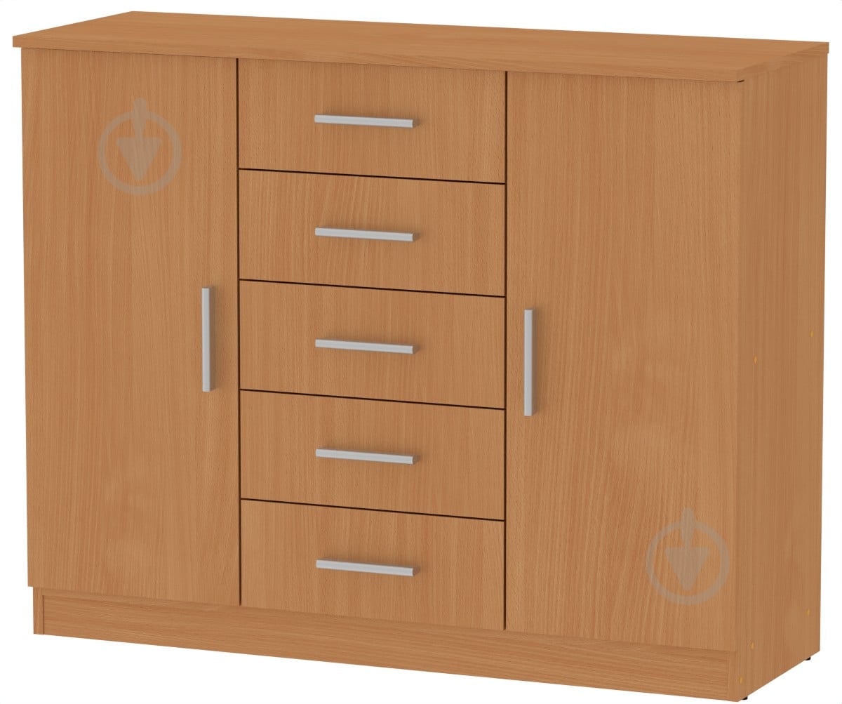 Комод 5+2 бук - фото 1