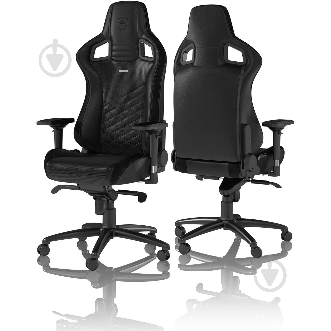 Кресло игровое Noblechairs EPIC черный - фото 3